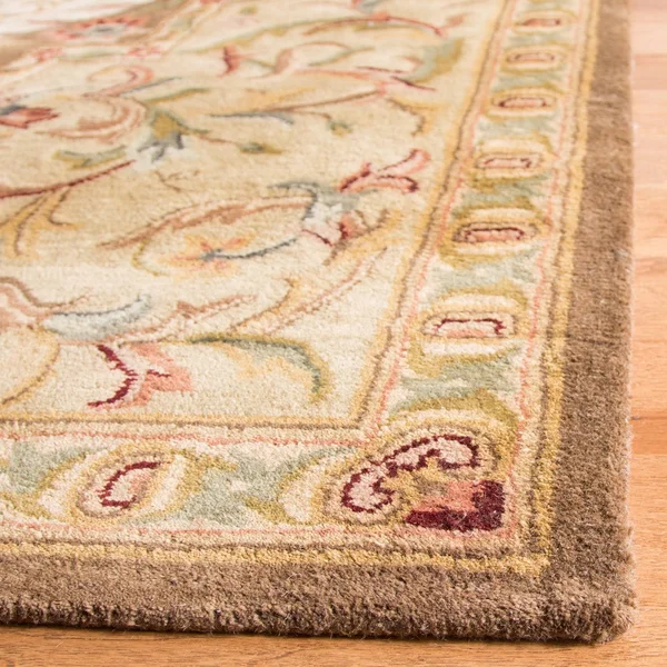 Safavieh Classic CL220B Black - Beige Rug 7&6x22 x 9&6x22 Oval