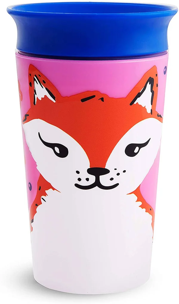 Munchkin Miracle 360 WildLove Sippy Cup, 9 oz, 266 mL, Fox