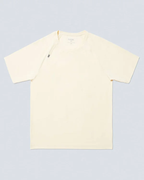 Rhone Reign Performance Short-Sleeve Tee, Mens, L, Rhododendron