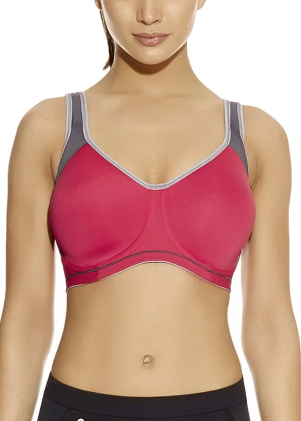 Freya Sonic Underwire Moulded Sports Bra (AA4892) Hot Crimson