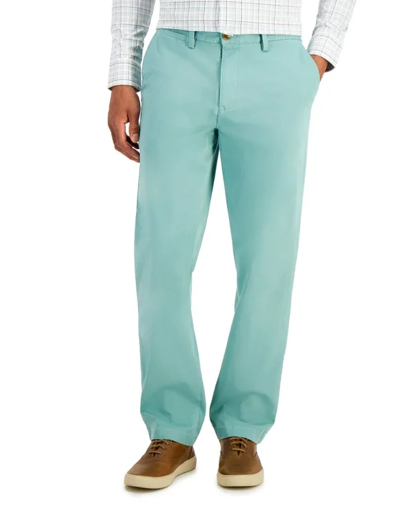 Club Room Men's Four-Way Stretch Pants - Created for Macy&s - Mint