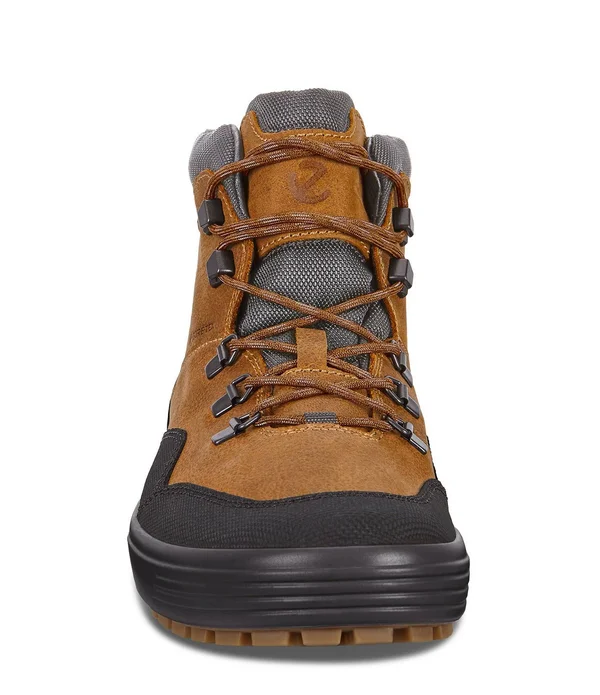 Ecco Men's Soft 7 Tred Terrain Mid Boots - Black-Amber in Size 47