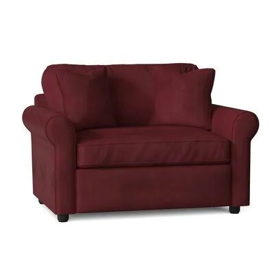 Baer Chair Fabric: Tina Scarlet