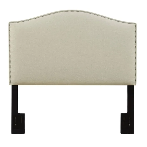 California-King Upholstered Headboard in Beige
