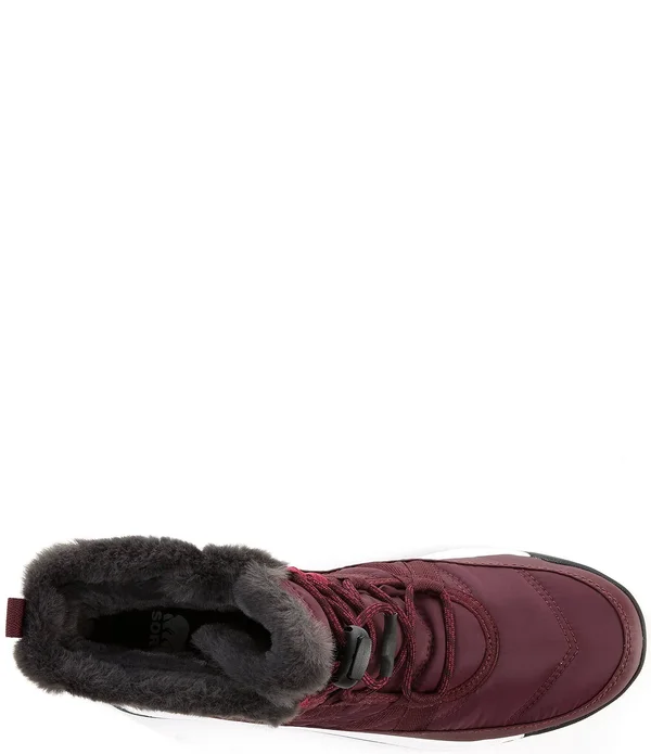 Sorel Youth Whitney II Short Lace Boot Size 1 - Purple
