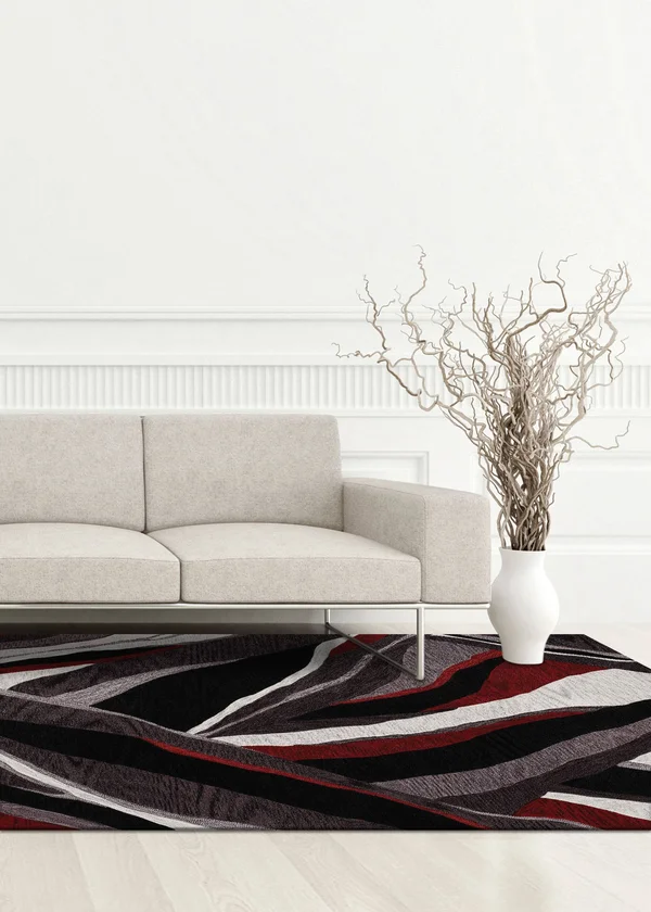 Dalyn Studio SD16 5&0x22 x 7&9x22 Black Area Rug