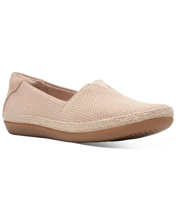 Clarks Danelly Sky Blush Suede - Women's, Size: 9 Medium