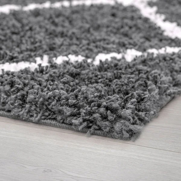 Tayse Jersey Shag Mira JRS1107 Gray Area Rug Rectangle 3&3x22 x 4&11x22