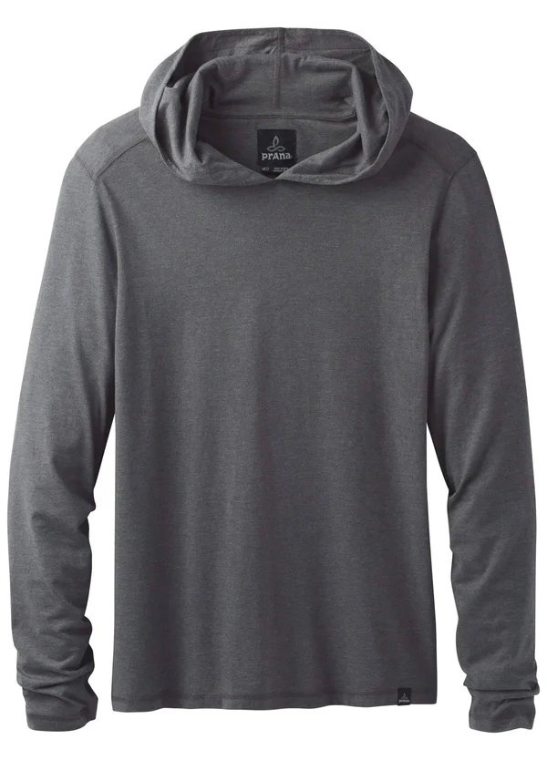 Men's Prana Hooded Long Sleeve Shirt