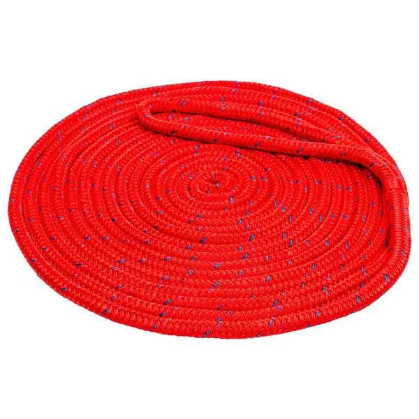 West Marine 1/2x22 x 15& Premium Double Braided Nylon Dock Line, Red