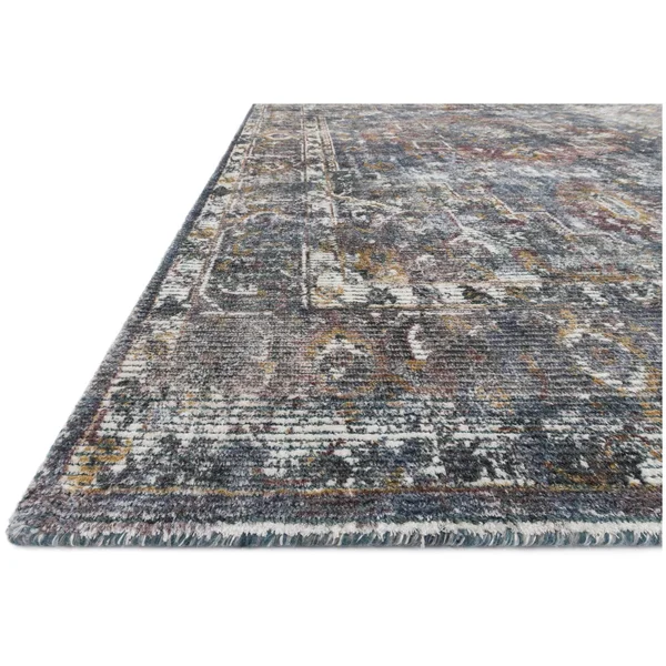 Loloi Rumi RUM-04 5& x 7&6x22 Navy, Multi Rug