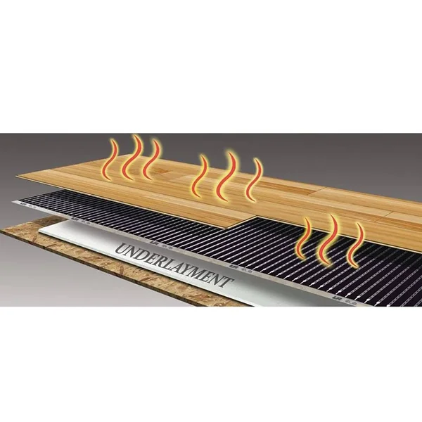 QuietWarmth Electric Radiant Floor Heat 3 ft x 5 ft 120 Volt HEATING System for