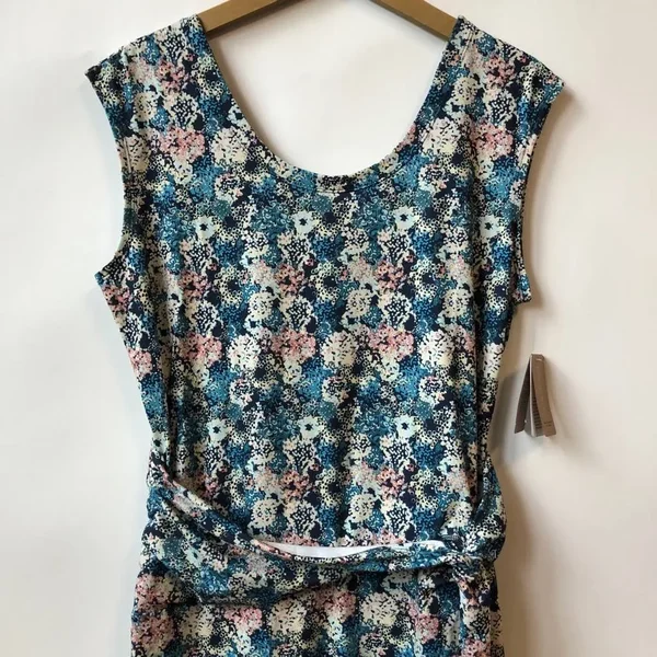 Patagonia Seabrook Twist Dress - Women's FURNAI Floral/New Navy, L