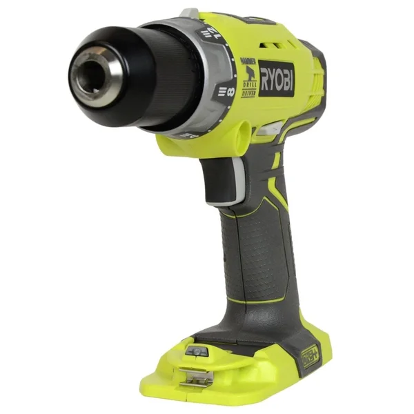 Ryobi P1812 ONE+ 18-Volt Lithium-Ion Cordless Hammer Drill Kit