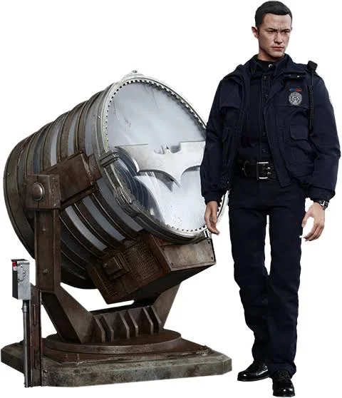Hot Toys 1/6 The Dark Knight Rises MMS274 John Blake with Bat-Signal Figure