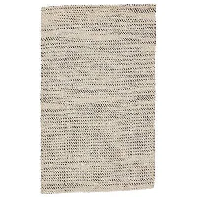 Williston Forge Alcott Natural Hand Loomed White Area Rug - Size: Rectangle 8& x 10&