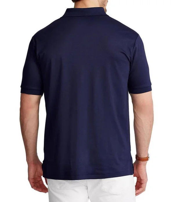 Polo Ralph Lauren Men's Big & Tall Classic Fit Soft Cotton Polo - Cabana Blue