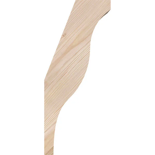 3 1/2x22W x 6x22D x 14x22H Funston Smooth Brace, Douglas Fir