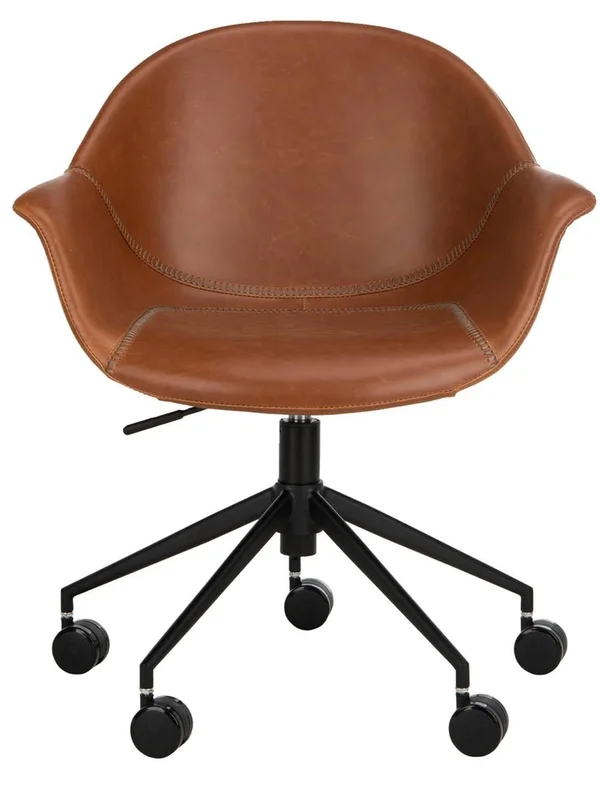 Safavieh Ember Office Chair - Light Brown, Black