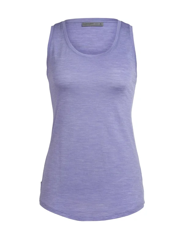 Icebreaker Women's Sphere Tank - Medium - Orchid Heather