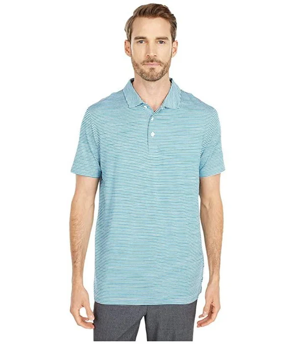 Puma Men's Caddie Stripe Golf Polo, XXL, Blue