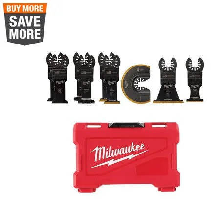 Milwaukee Oscillating Multi Tool Blade Kit Titanium Enhanced Carbide Teeth Clean Cuts - Men's, Size: One Size