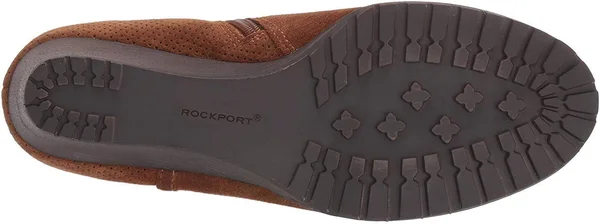 Rockport Hollis Vcut Bootie Women's Boots Tan : 9.5 M (B)