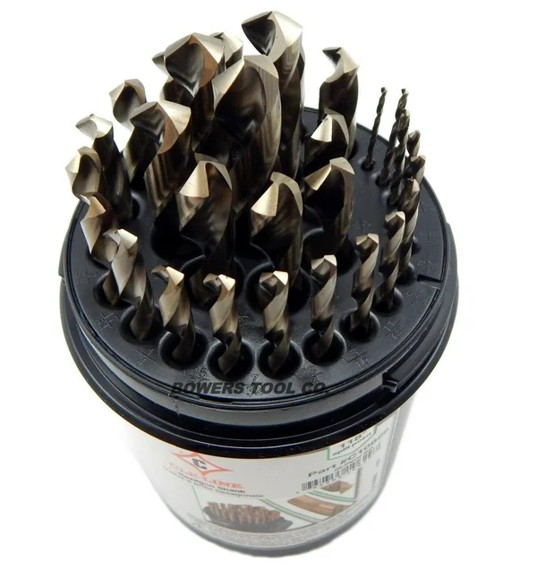 Cle-Line C10629 Jobber Drill Set, 29 pc, Cobalt