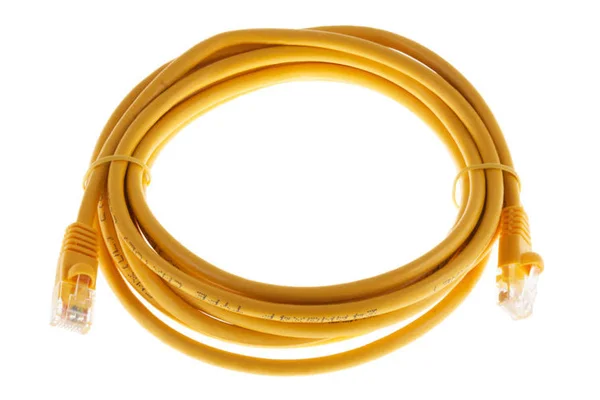 Cablesandkits Cat5e Ethernet Network Patch Cable, booted, Size: 10 ft, Yellow