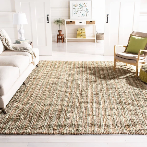 Safavieh NF447A Natural Fiber Area Rug, Natural: 6-ft x 9-ft
