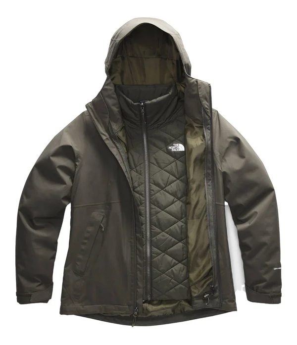The North Face Carto Triclimate Jacket - Women's New Taupe Green - XXL