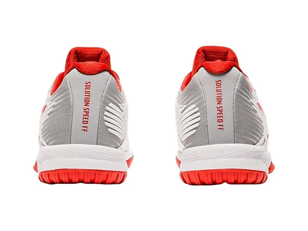 Asics Women's Solution Speed FF - White/Fiery Red - 9