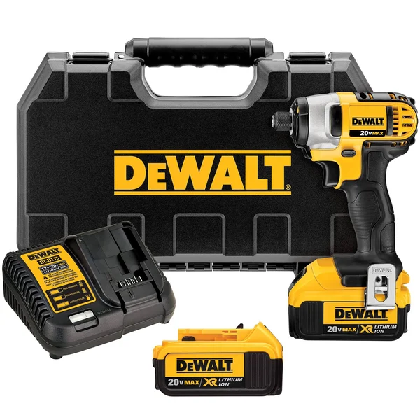 DeWalt DCF885L2 Lithium Ion 1/4x22 Impact Driver Kit - 20 V Max