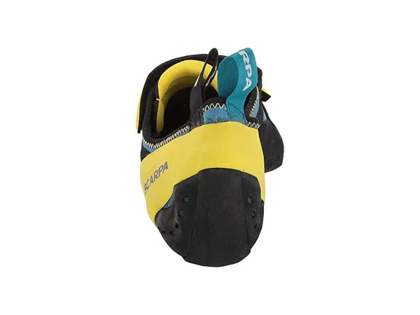 Scarpa Men's Vapor V Climbing Shoe - 45 - Ocean/Yellow