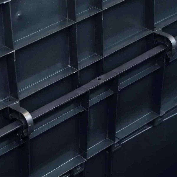 vidaXL Garden Storage Box 84.5 Gal Black