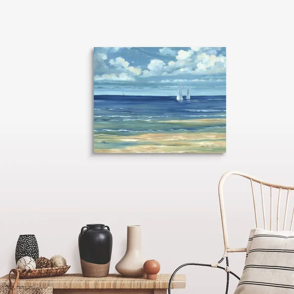Summerset Sailboats - Canvas Wall Art, 30x24, Great Big Canvas