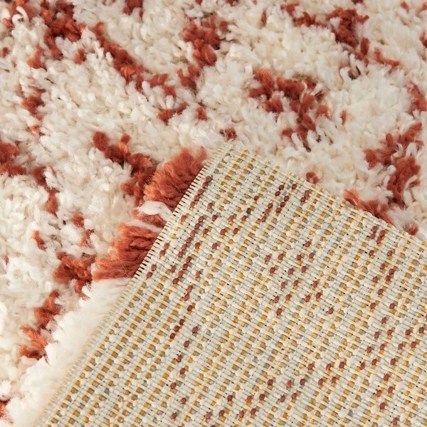 BALTA Dominic Cream/Grey 8 ft. x 10 ft. Moroccan Shag Area Rug