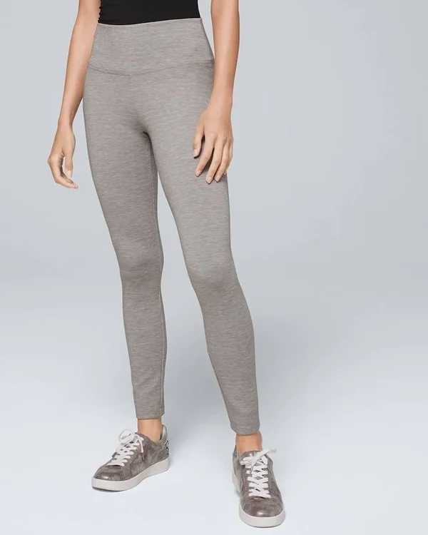 Women's Whbm WKND Relaxed Knit Legging by White House Black Market - Heather Mercury
