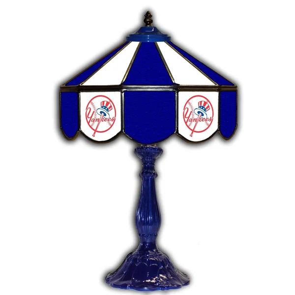 New York Yankees Glass Table Lamp