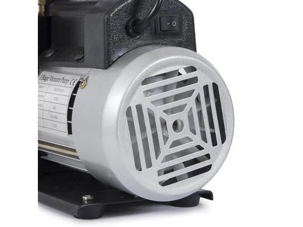 Arksen Single Stage 1/2HP Rotary Vane 5cfm Vacuum Pump R410A R134A Refrigerant - Black
