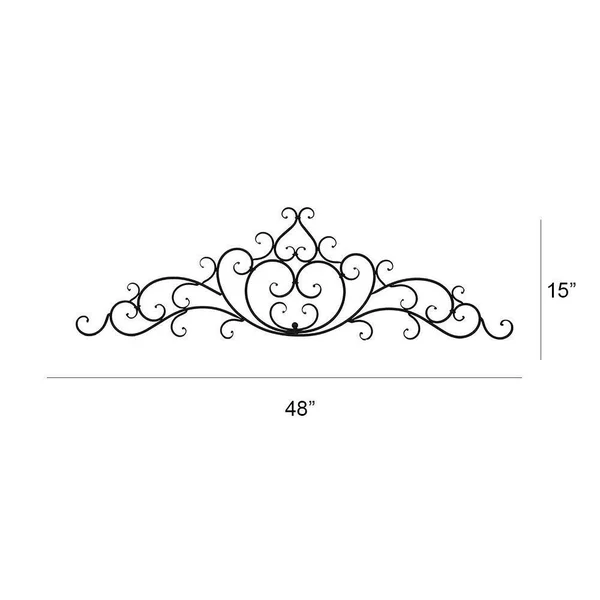 Collectible Badges Decorative Wrought Iron Metal Wall Plaque