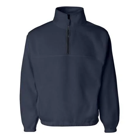 New - MMf - Sierra Pacific - Fleece Quarter-Zip Pullover, Men's, Size: 5XL, Blue
