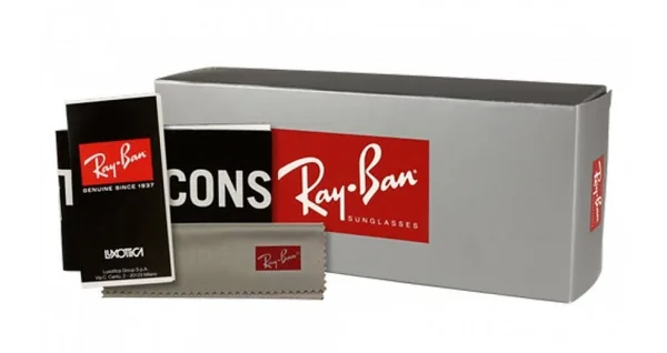 Ray-Ban Clubround RB4246F Sunglasses - Spotted Brown/Blue (125651)