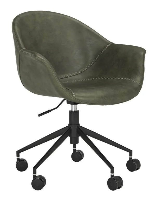 Safavieh Ember Office Chair - Light Brown, Black