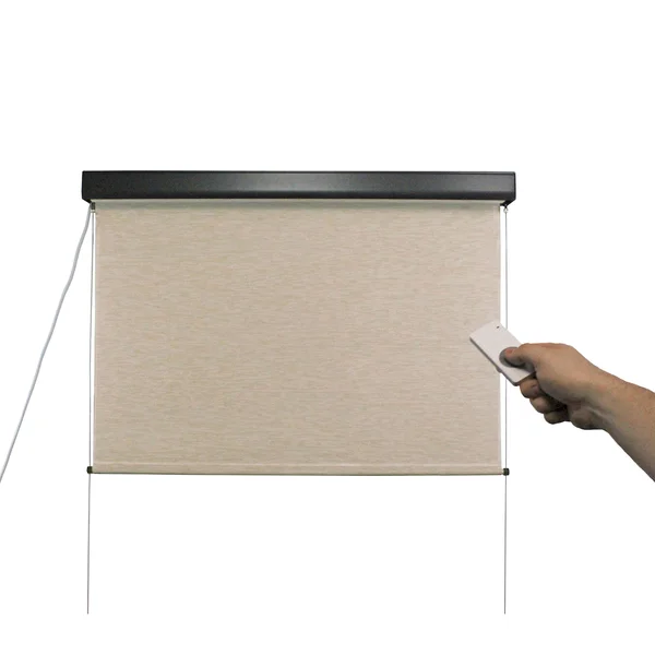 Keystone Fabrics Premium Outdoor Sun Shade, Motorized, 96x22W x 96x22H, Maui