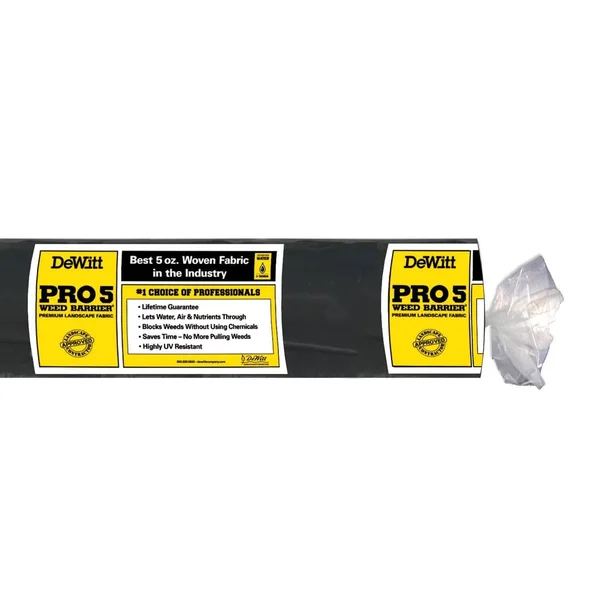 Dewitt P4 4 x 250x22 5 oz Pro 5 Commercial Landscape Weed Barrier Fabric 3 Pack