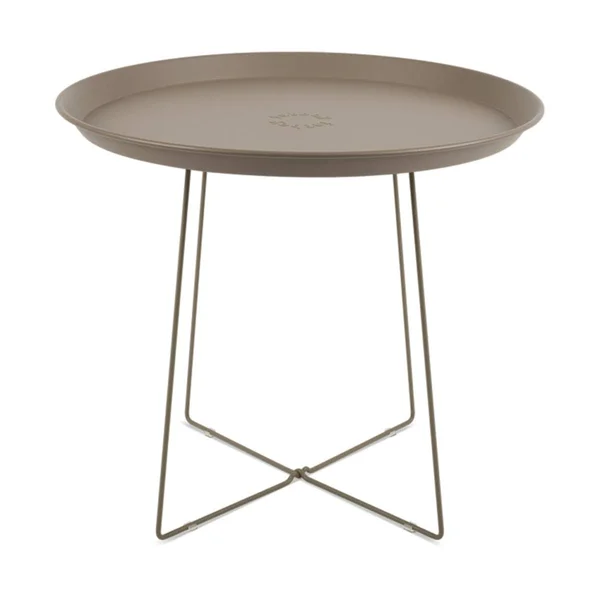 Plat-o Side Table, White