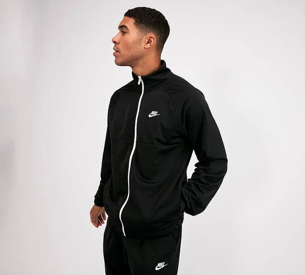 Nike Standard Fit Tracksuit Black