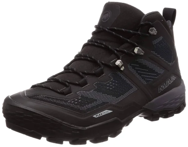 Mammut Ducan Mid GTX Hiking Boot - Men's Black/Dark Titanium - 13.5