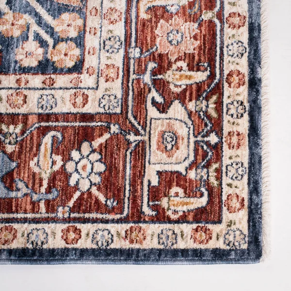 Ralph Lauren 6& x 9& Darcy Navy - Beige Rug